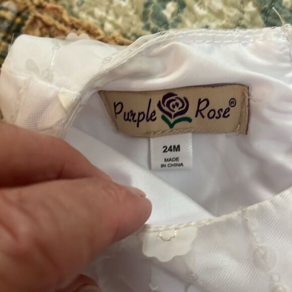 Purple rose dress - Picture 5 of 6